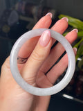 60mm Pure Lavender Jade Bangle B