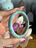 60mm siren blue jade bangle J