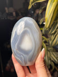 Translucent Blue Orca Agate Freeform
