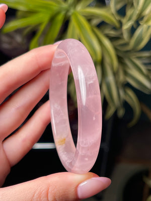 56mm Gemmy Rose Quartz Bangle I