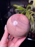 Mauve Pink Polychrome Jasper Sphere