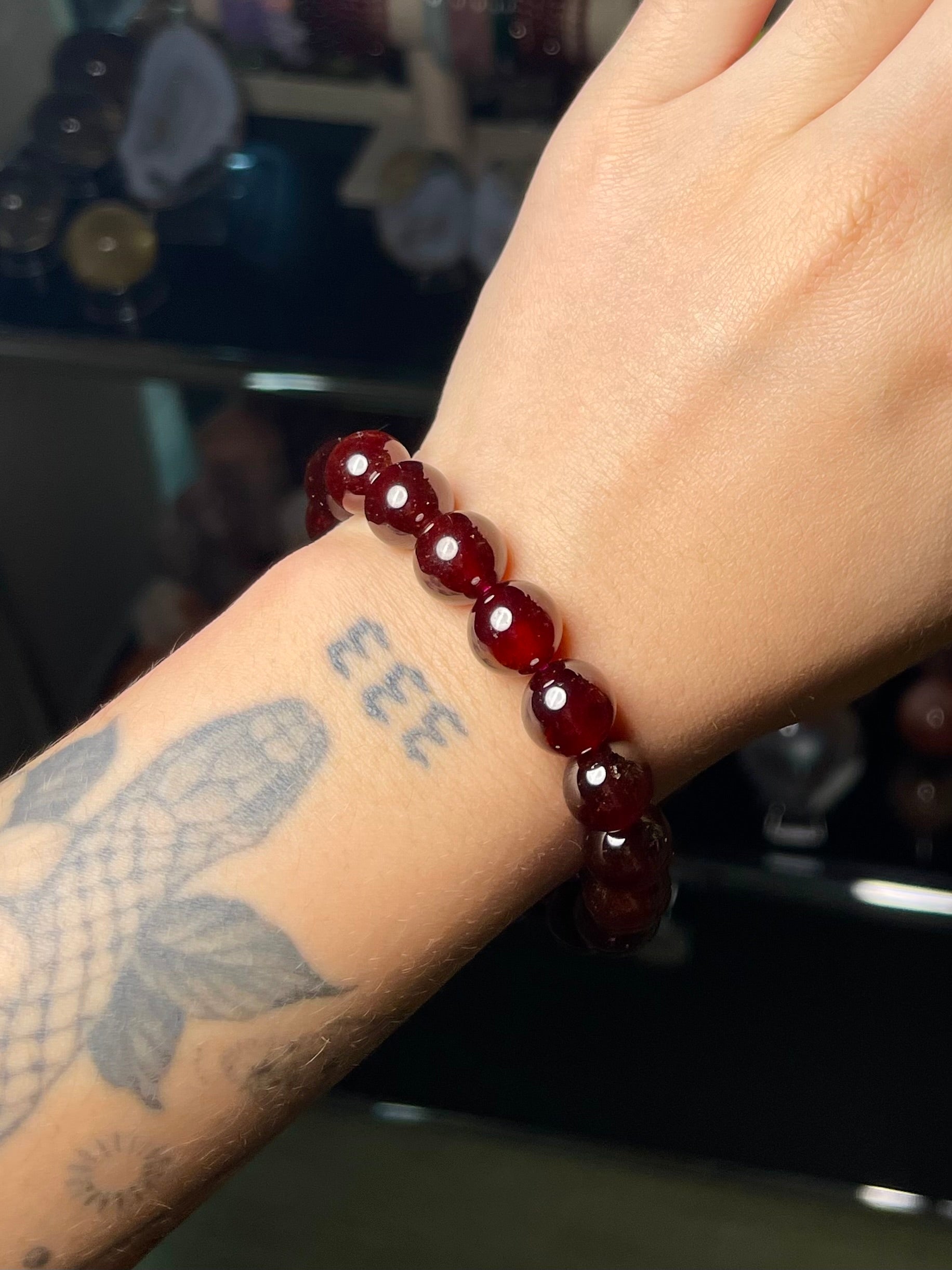 11mm Gemmy Garnet Bracelet