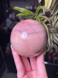 Mauve Pink Polychrome Jasper Sphere