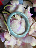59mm seafoam blue jade bangle I
