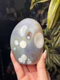Bubbly Orb Orca Agate Freeform