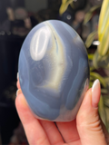 Creamy Banded Orca Agate Freeform