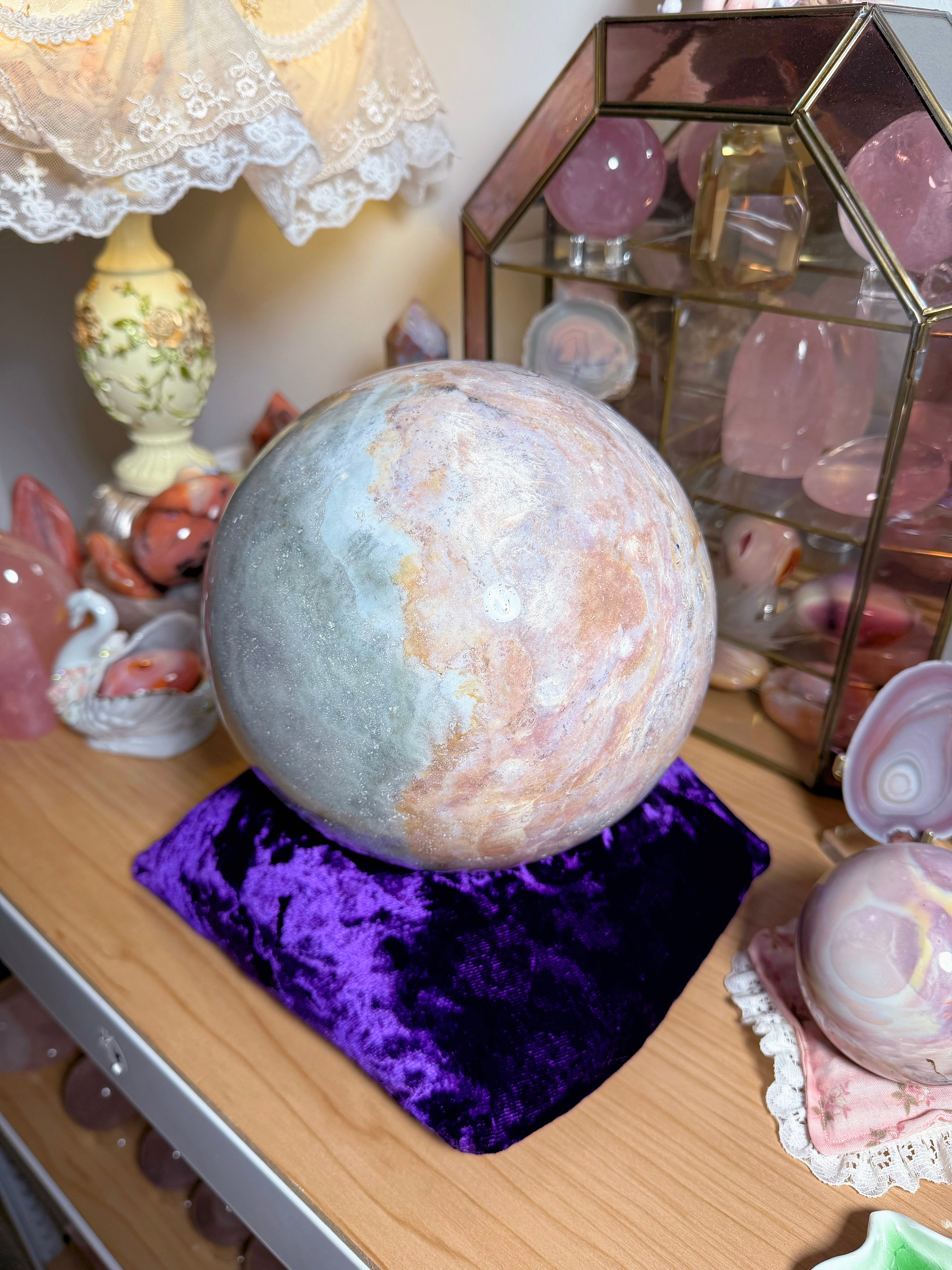Fairy Gaia Sea Jasper Sphere