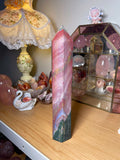 Celestial Pink Sea Jasper Tower