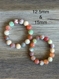 Earth candy agate bracelet
