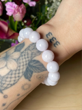 Top Quality 14mm Lavender Jade Bracelet