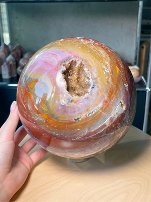 20lb Rainbow Sea Jasper Planet