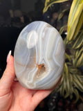 Orca Agate x Quartz Freeform