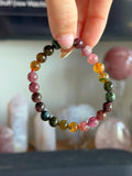 AAA grade rainbow tourmaline bracelet