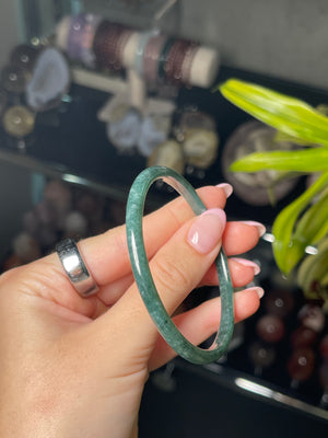 59.8mm Thin Guatemalan Jade bangle L
