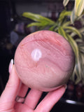 Mauve Pink Polychrome Jasper Sphere