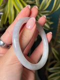 60mm Pure Lavender Jade Bangle B