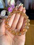 Large natural citrine bracelet F