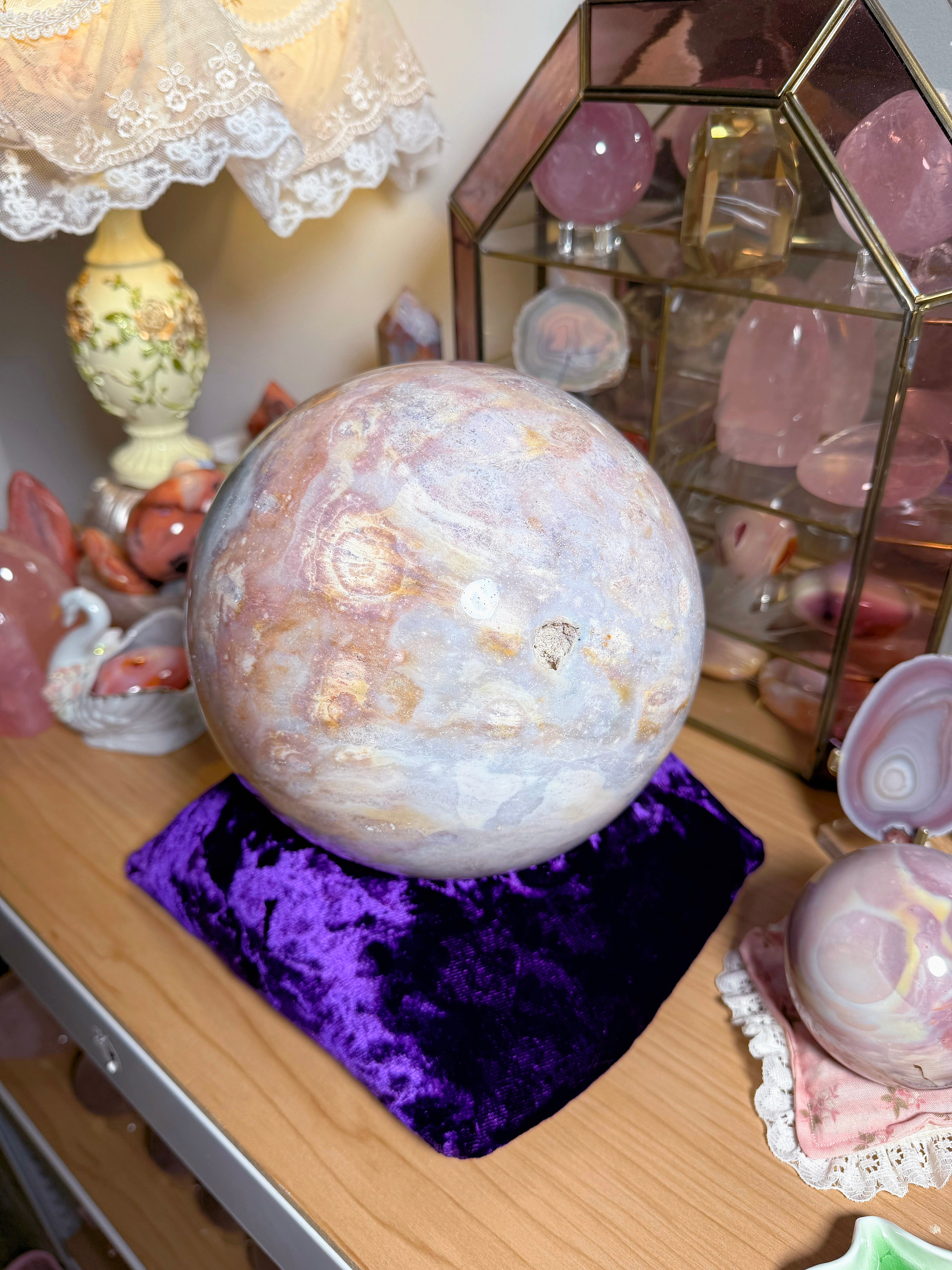 Fairy Gaia Sea Jasper Sphere