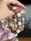 Earth candy agate bracelet