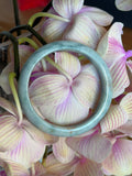 59mm seafoam blue jade bangle I