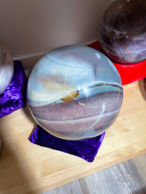 XXL Fairy-Core Polychrome Jasper Sphere