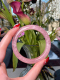 Bubblegum Rose Quartz Bangle