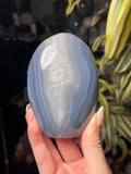 Blue Orca Agate x Quartz Freeform
