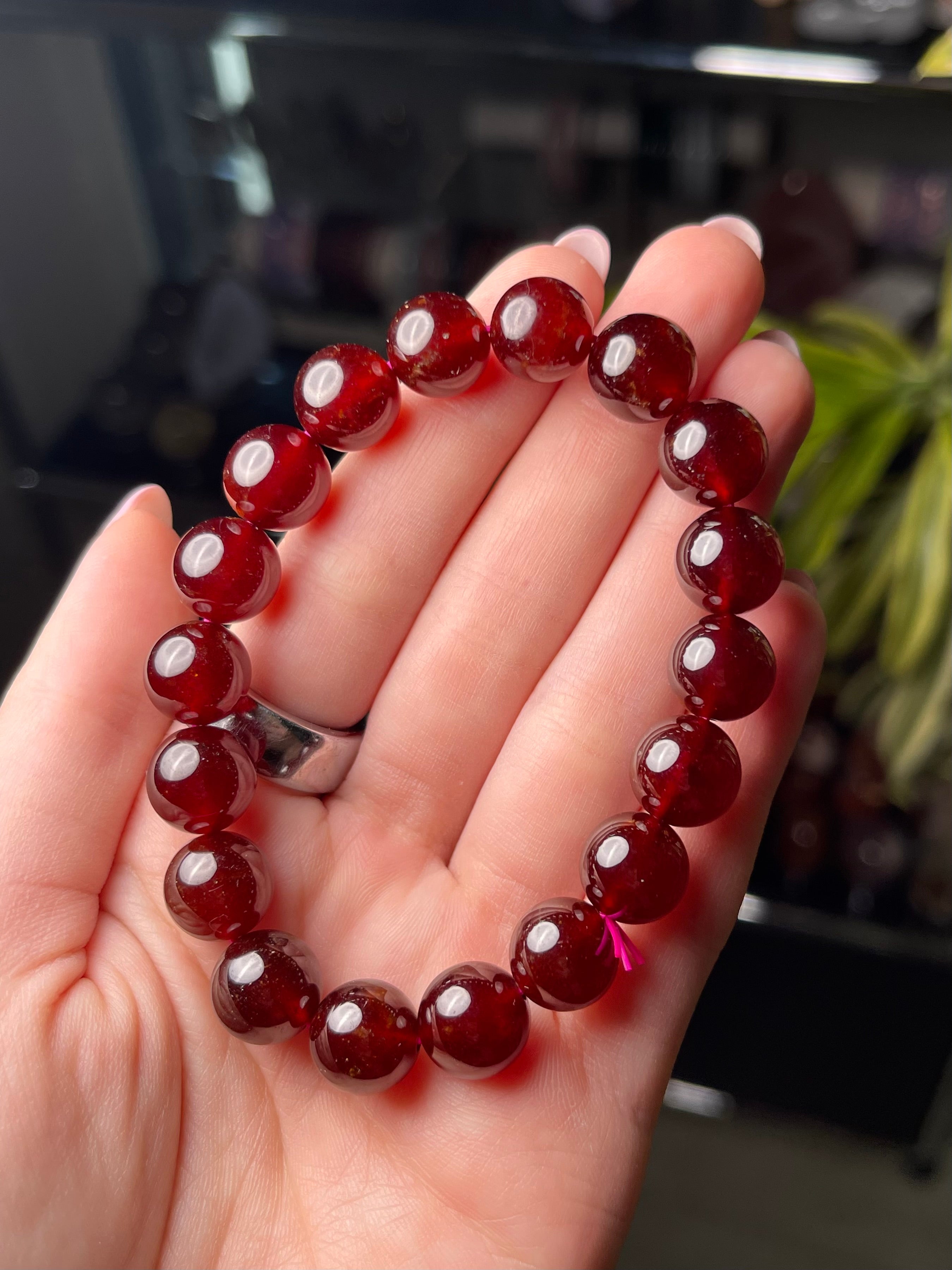 11mm Gemmy Garnet Bracelet
