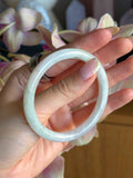56mm Minty green x lavender jade bangle L
