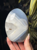 Orca Agate x Quartz Freeform