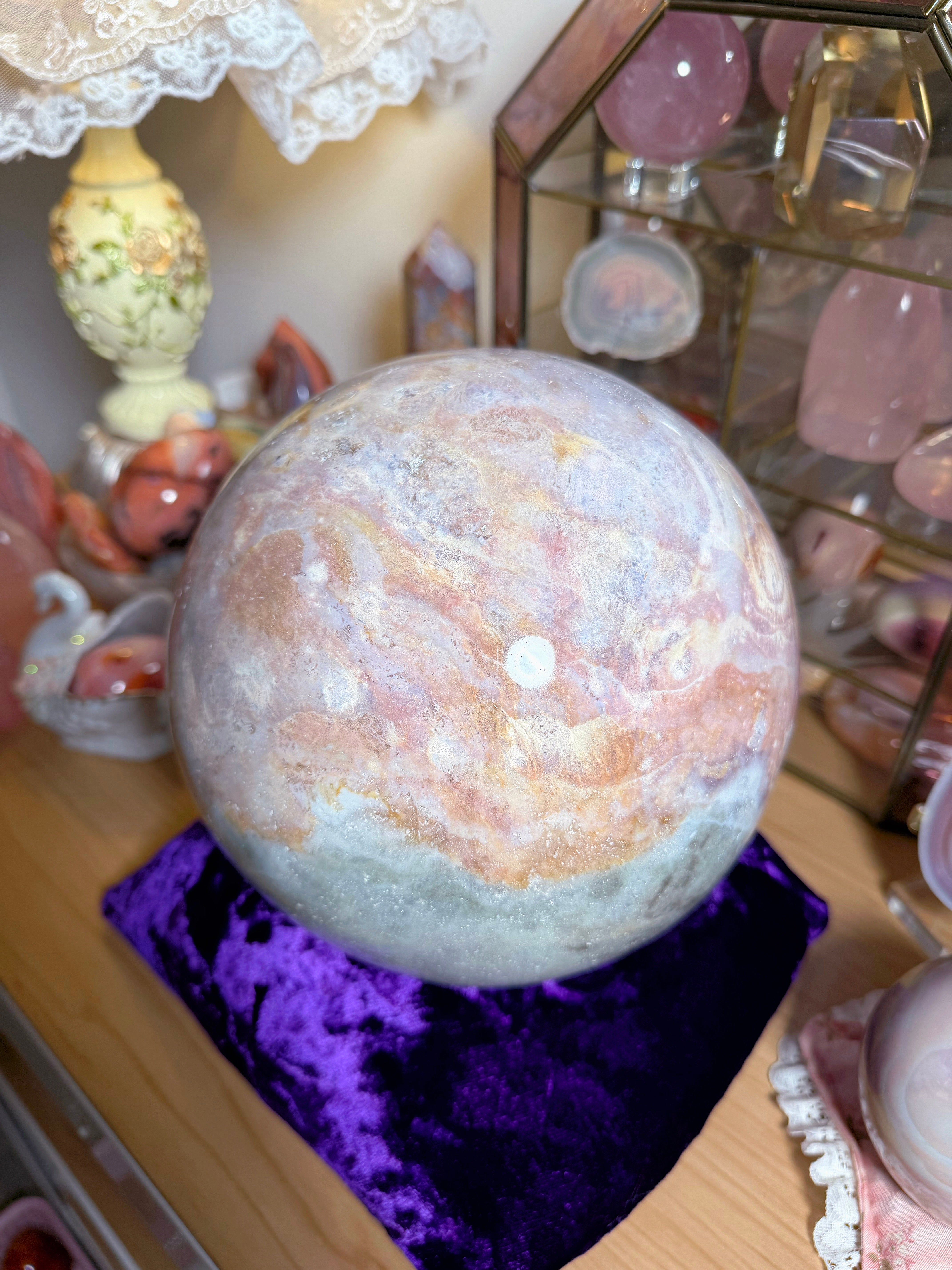 Fairy Gaia Sea Jasper Sphere