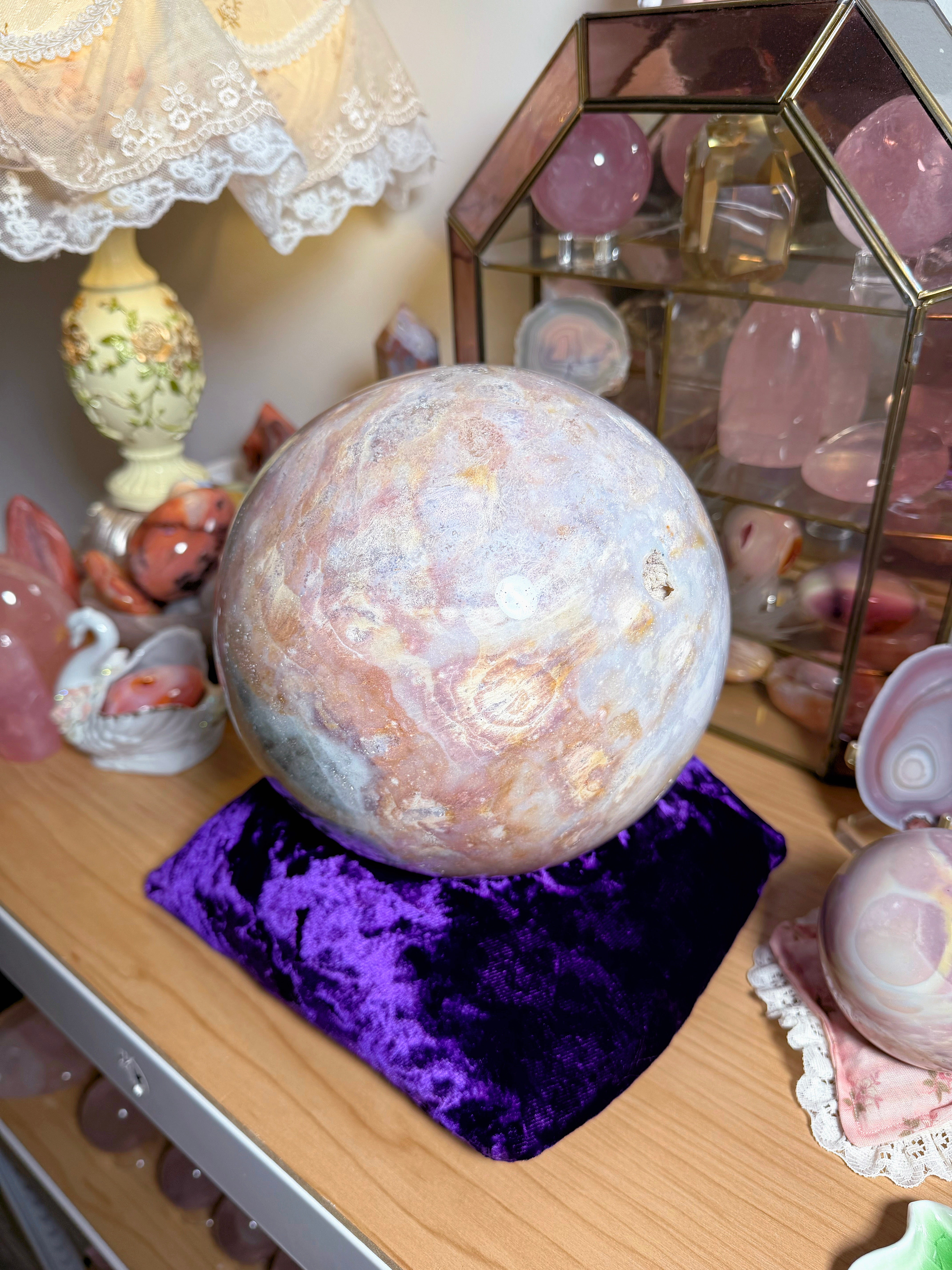 Fairy Gaia Sea Jasper Sphere