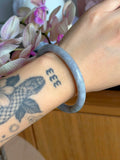 60mm lavender jade bangle D