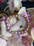 Siren’s blush pink pearl bracelet