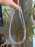 Celestial diamond topaz necklace