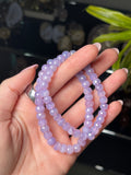 Faceted Lavender Moon Quartz Bracelet