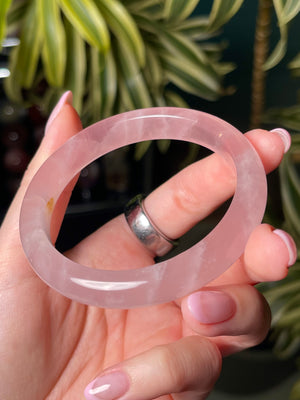 56mm Gemmy Rose Quartz Bangle I