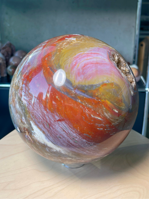 20lb Rainbow Sea Jasper Planet
