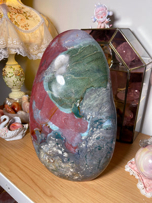 Pink Mermaid Sea Jasper Freeform