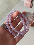 Faceted Lavender Moon Quartz Bracelet