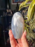 Banded Blue Orca Agate Freeform