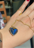 Labradorite Heart Necklace