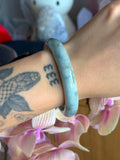 60mm siren blue jade bangle J