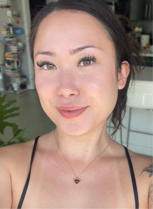 Leo Carnelian Heart Necklace