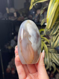 Bubbly Orb Orca Agate Freeform