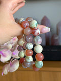 Earth candy agate bracelet