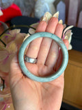 59mm seafoam blue jade bangle I