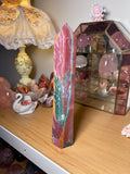 Celestial Pink Sea Jasper Tower