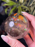 Rainbow Smokey Quartz Sphere