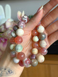 Earth candy agate bracelet